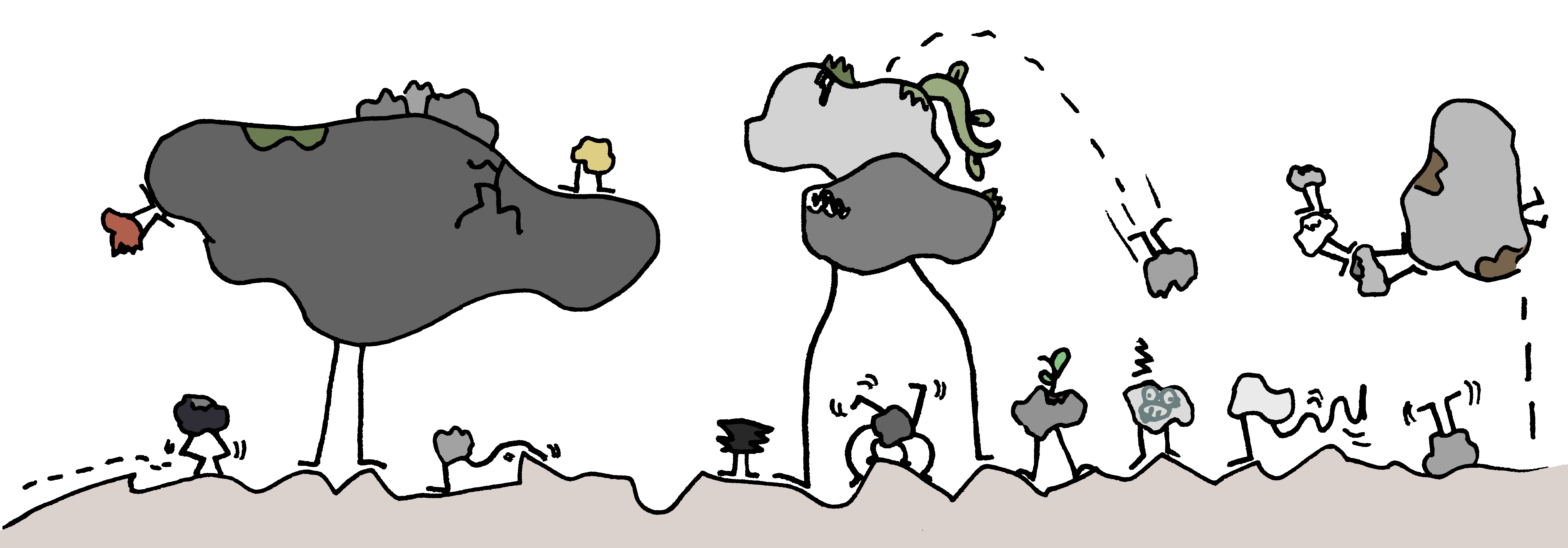 Paint 'Rocks with Foot'