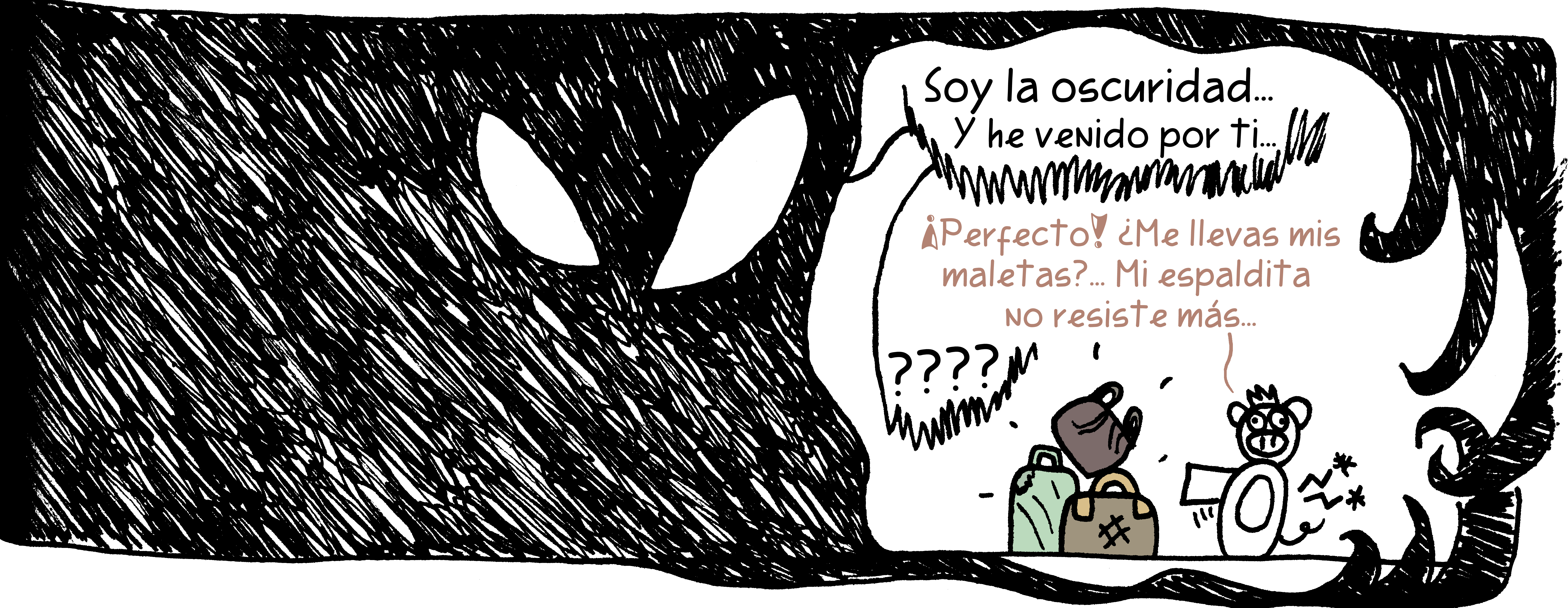 Cuadro 'La Oscuridad Exterior de un Viajero Genérico'