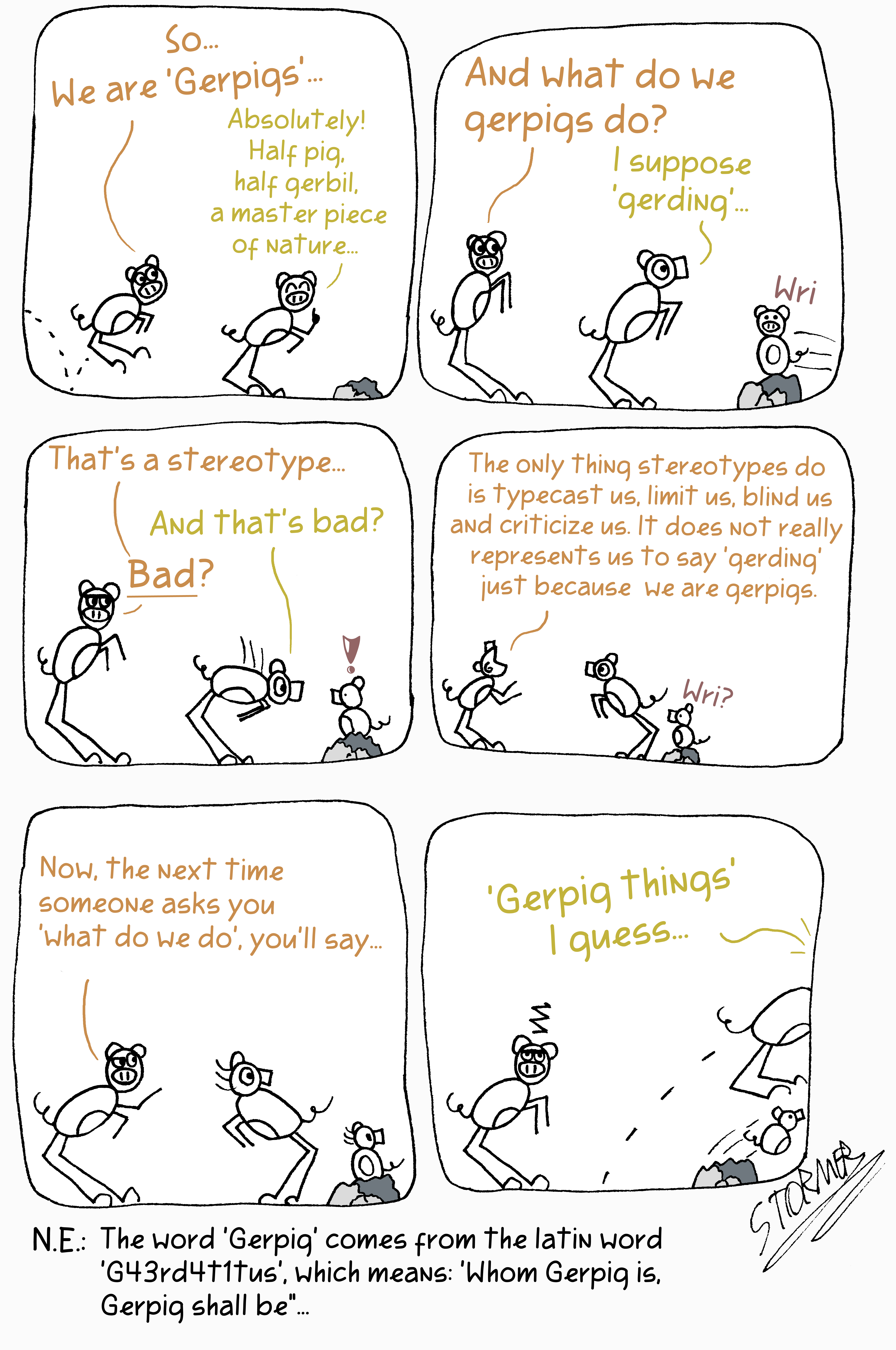 Comic We Are Gerpigs