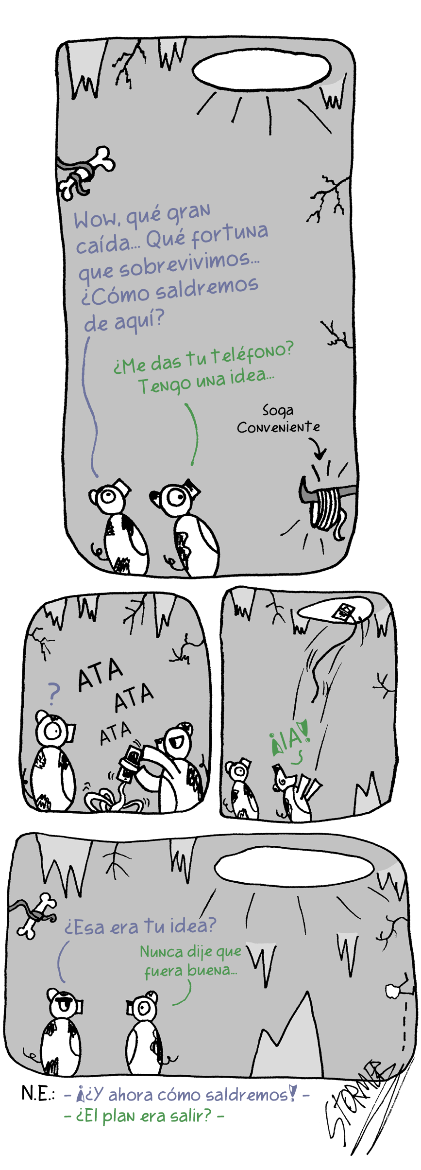 Cómic En El Agujero