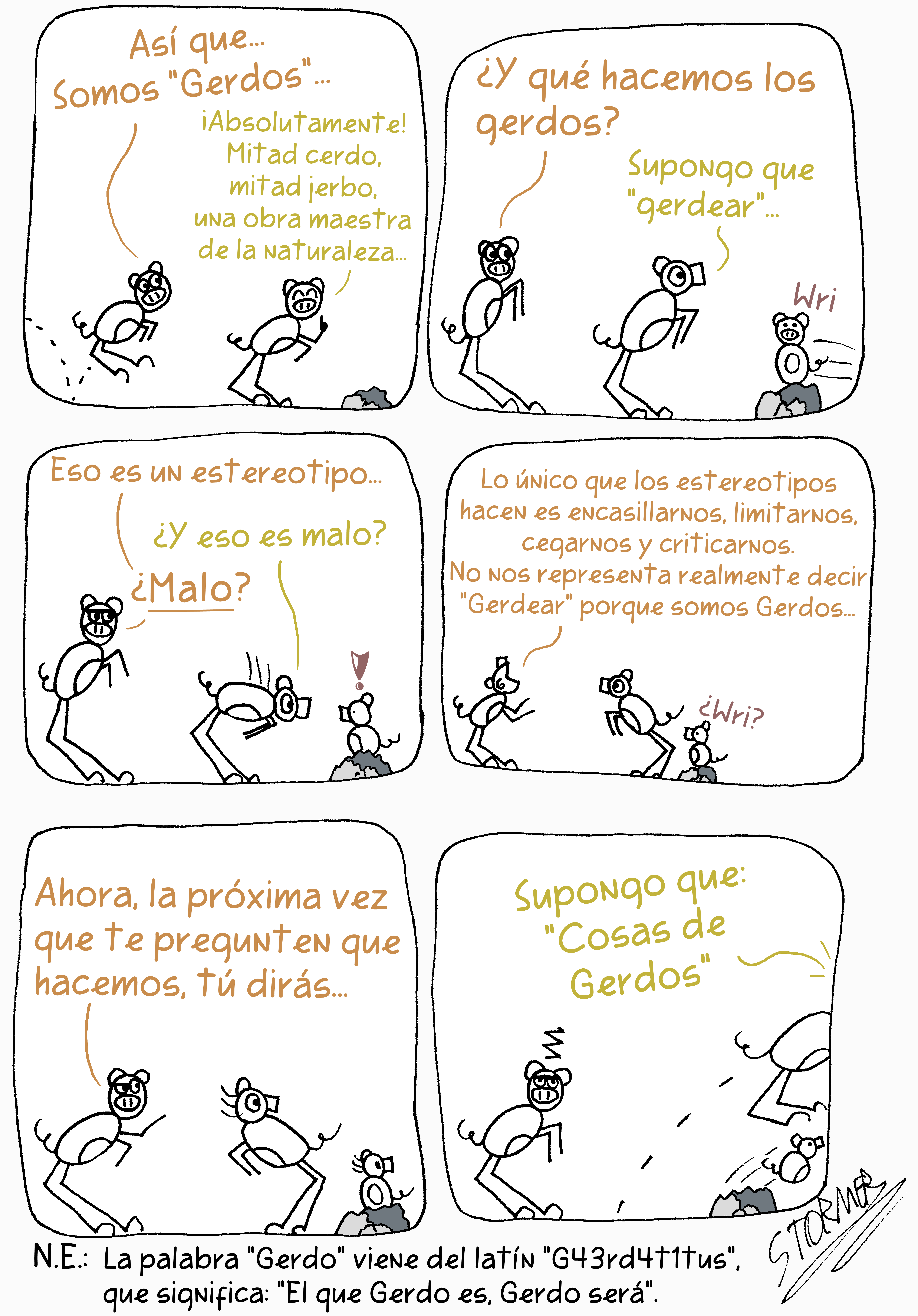 Cómic Somos Gerdos