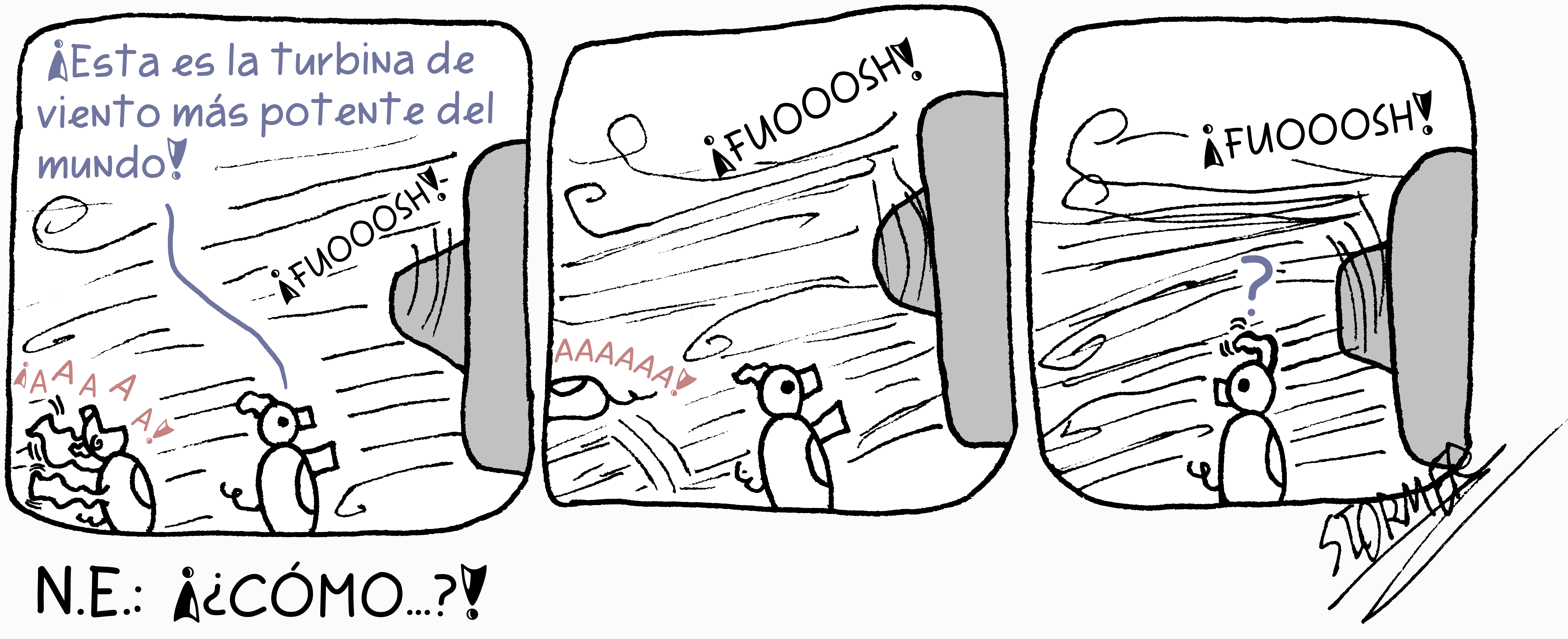 Cómic Turbina de Viento
