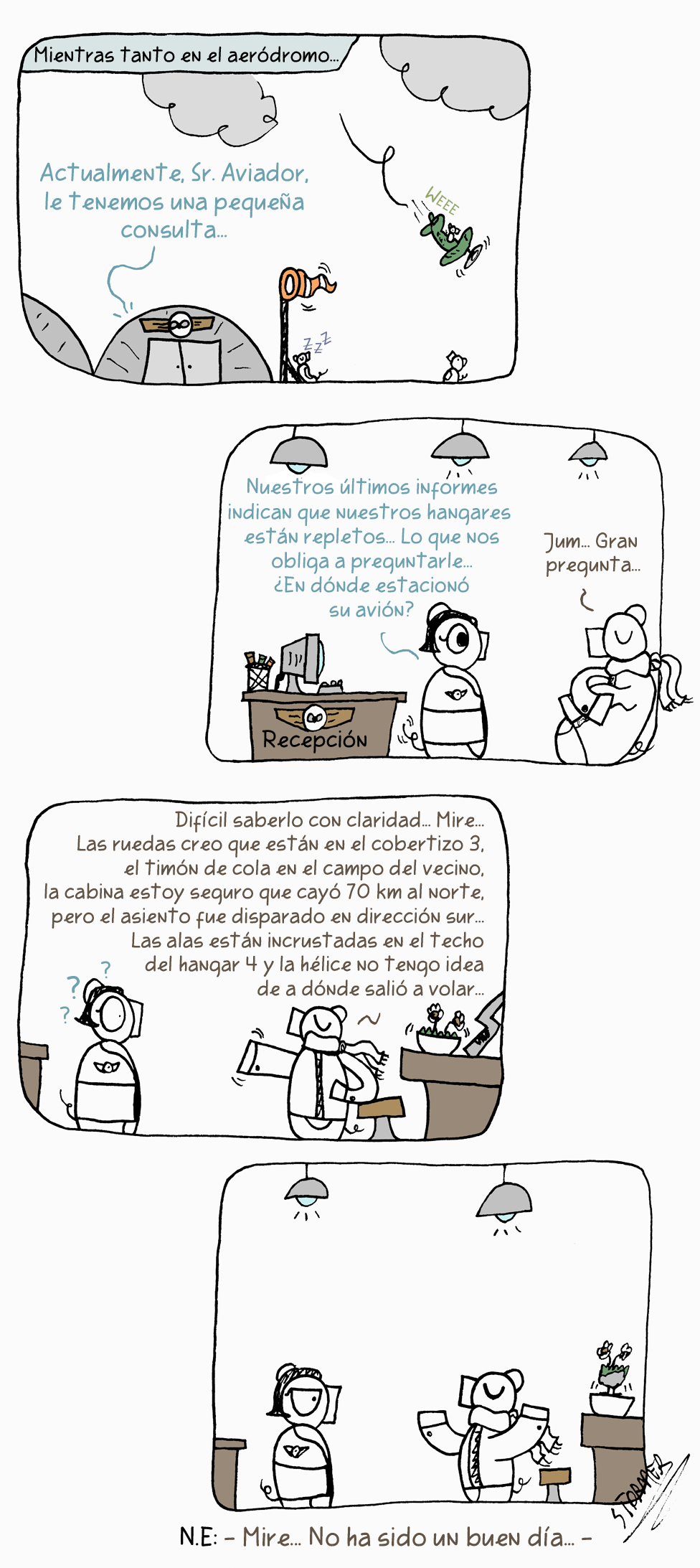 Cómic Estacionó