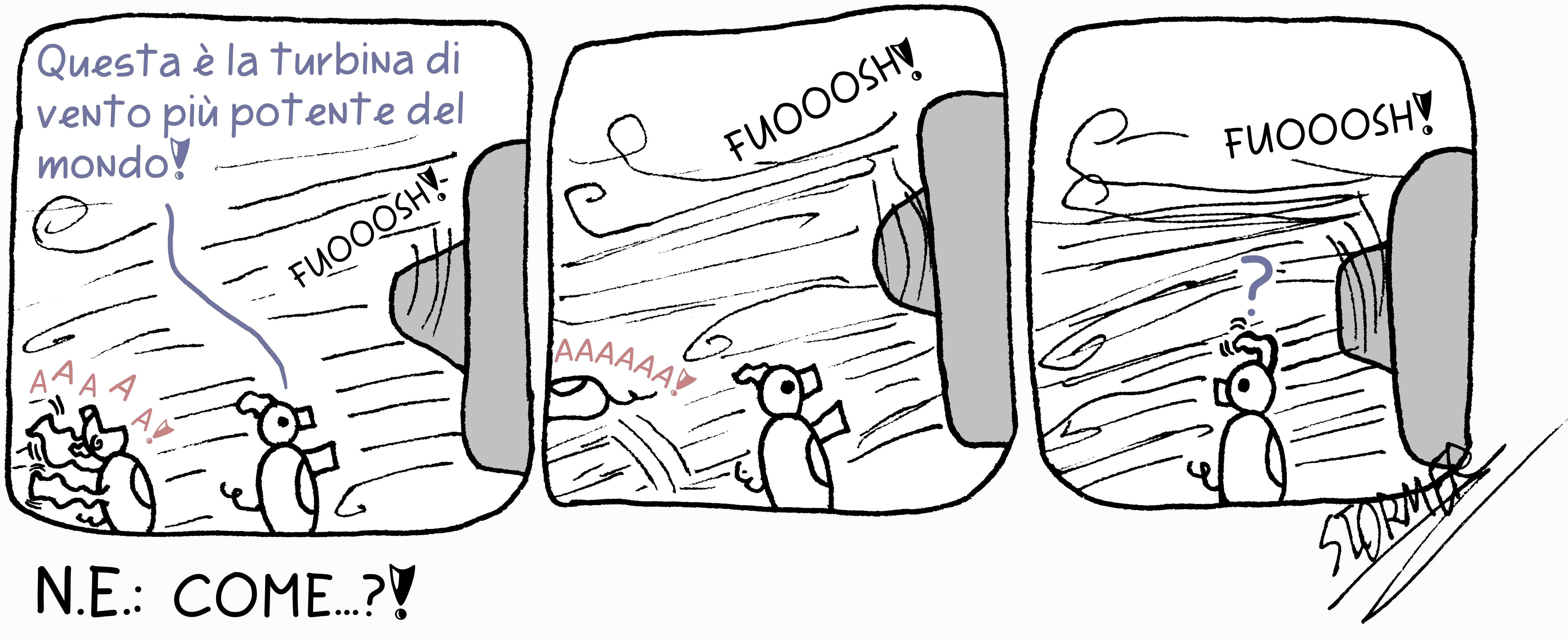 Fumetto Turbina di Vento