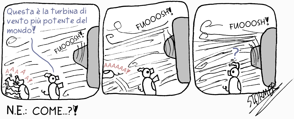 Fumetto Turbina di Vento